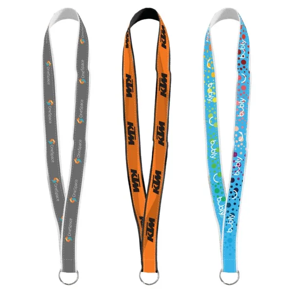 IMPORT 3/4" Dye Sub 2 Layer Ribbon Lanyard view 2