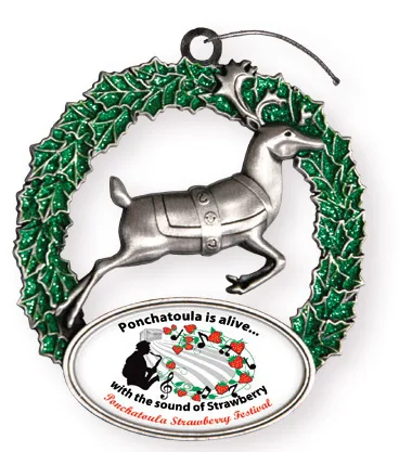 Express Reindeer Holiday Ornament (Domestically Produced) view 2