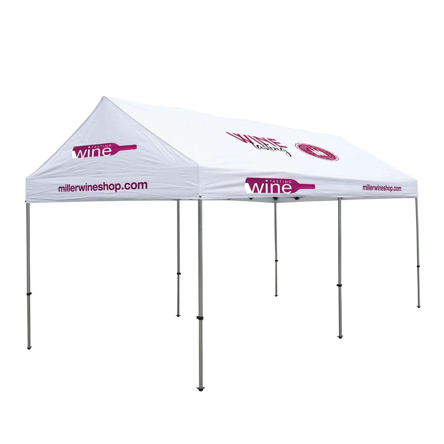 10' x 20' Gable Tent Kit (Full-Color Imprint, 11 Locations)