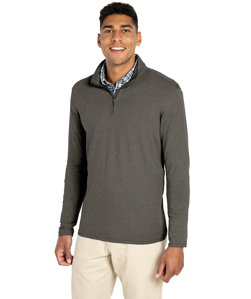 Graphite Heather Gray Blank Front