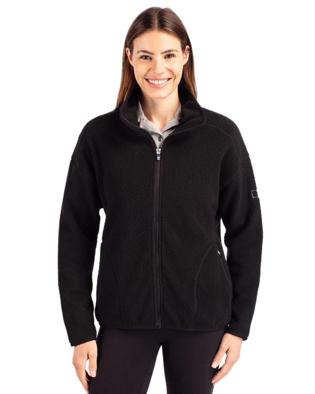 Cutter & Buck Cascade Eco Sherpa Womens Fleece Jacket
