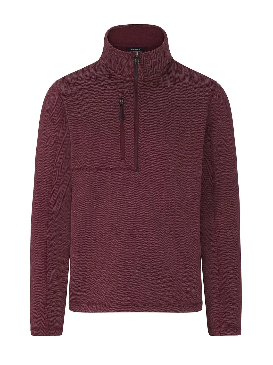 Maroon Herringbone
