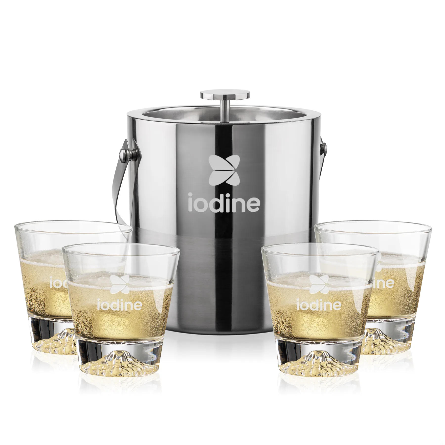 Catania Bucket Set, Laser Engraving, Set of 5