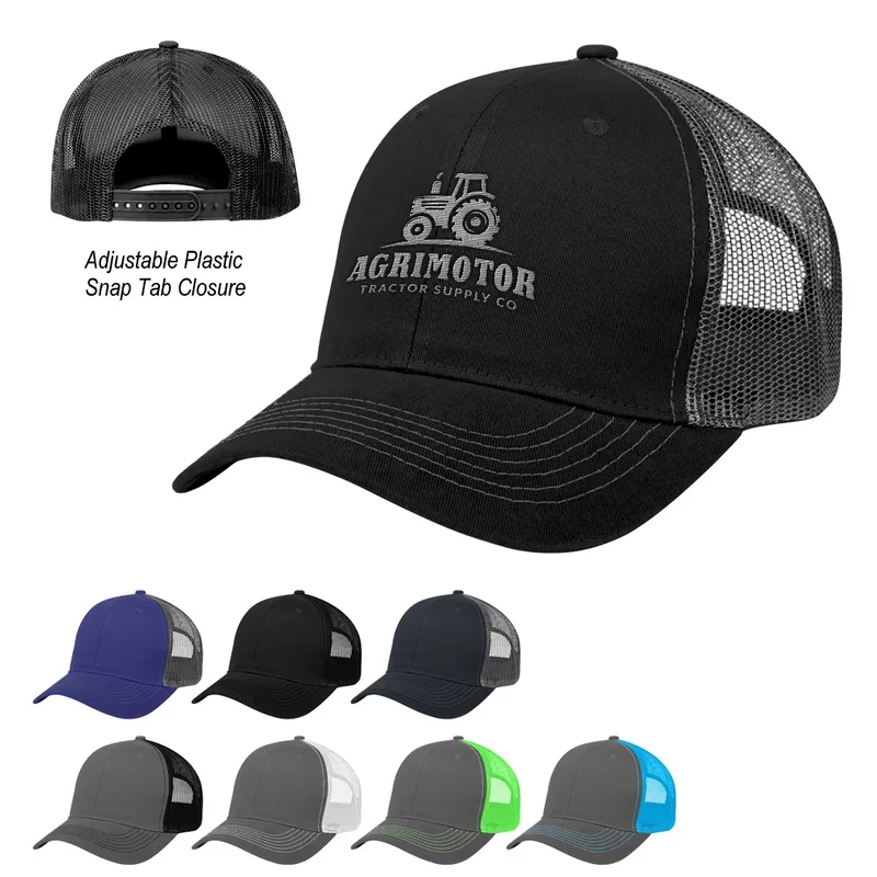 Cotton Twill Mesh Back Cap view 2
