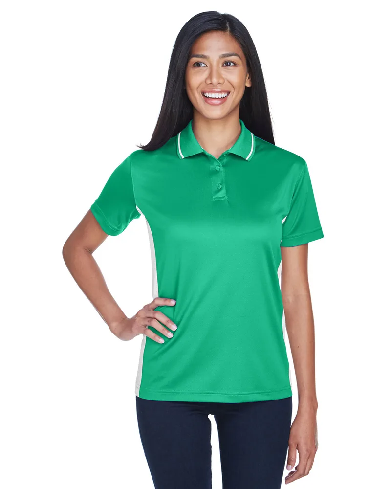 ULTRACLUB Ladies' Cool & Dry Sport Two-Tone Polo view 6