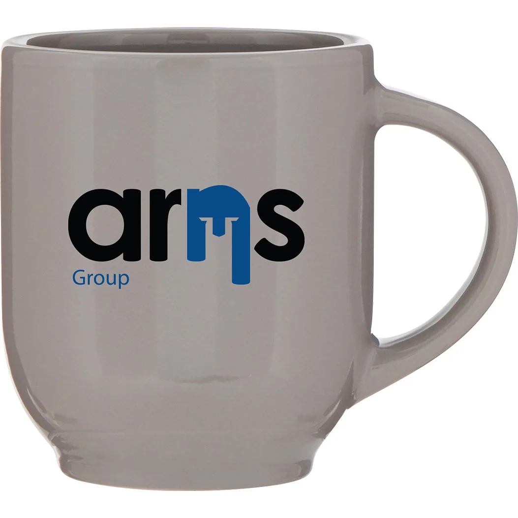 15 oz Terrino Ceramic Mug (Light Gray)