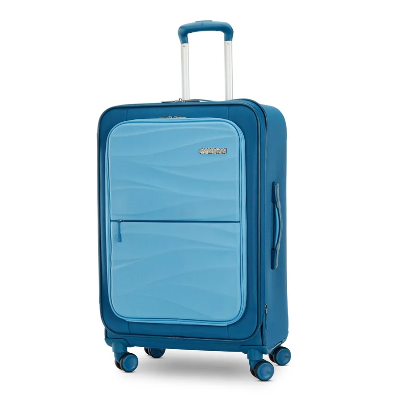 American Tourister Cascade 24" Softside Spinner Pacific Blue Luggage