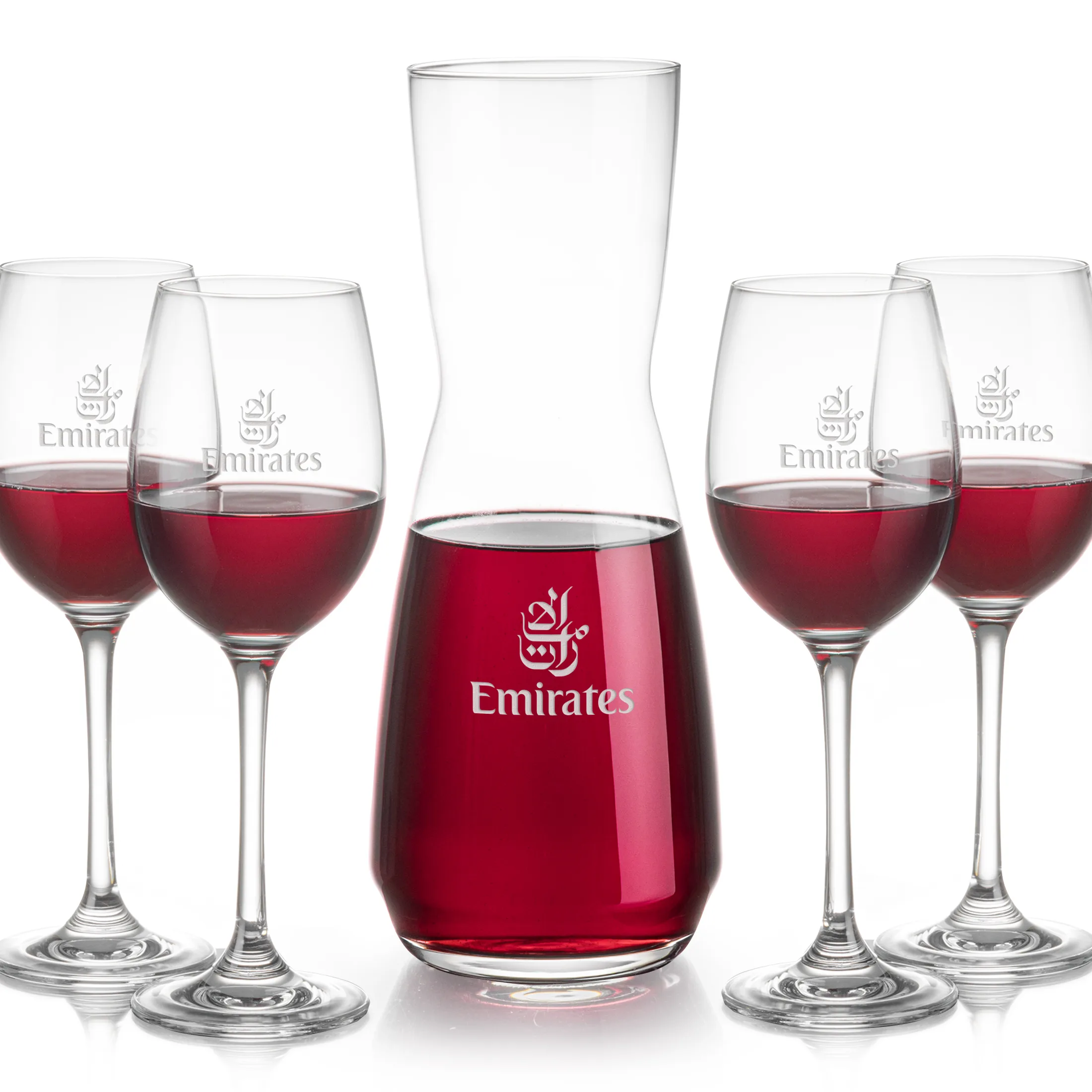 Carafe Stemmed Set, Burlington Set, Carafe & 4 Wine