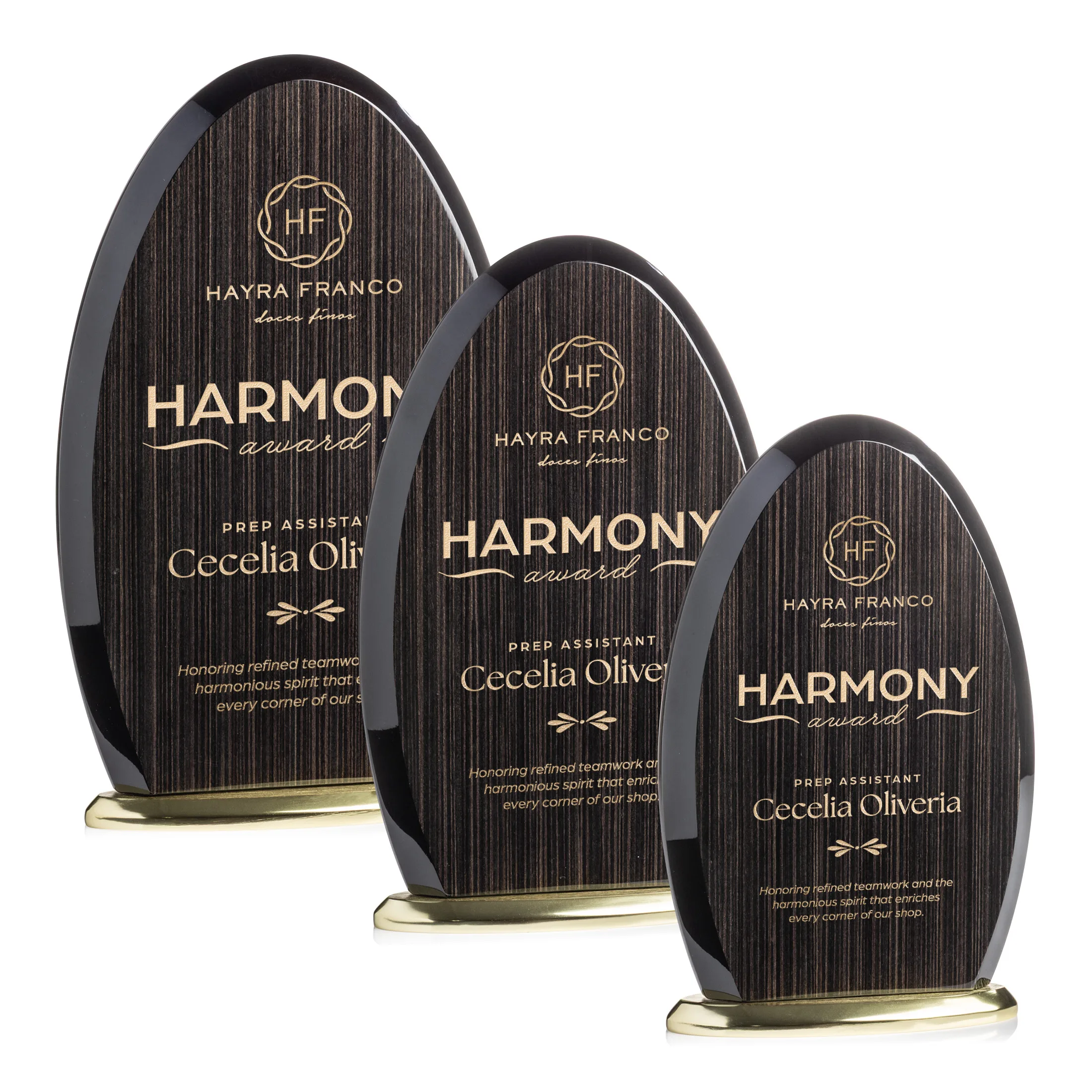 Laser Engraving & 1 Color, Gold