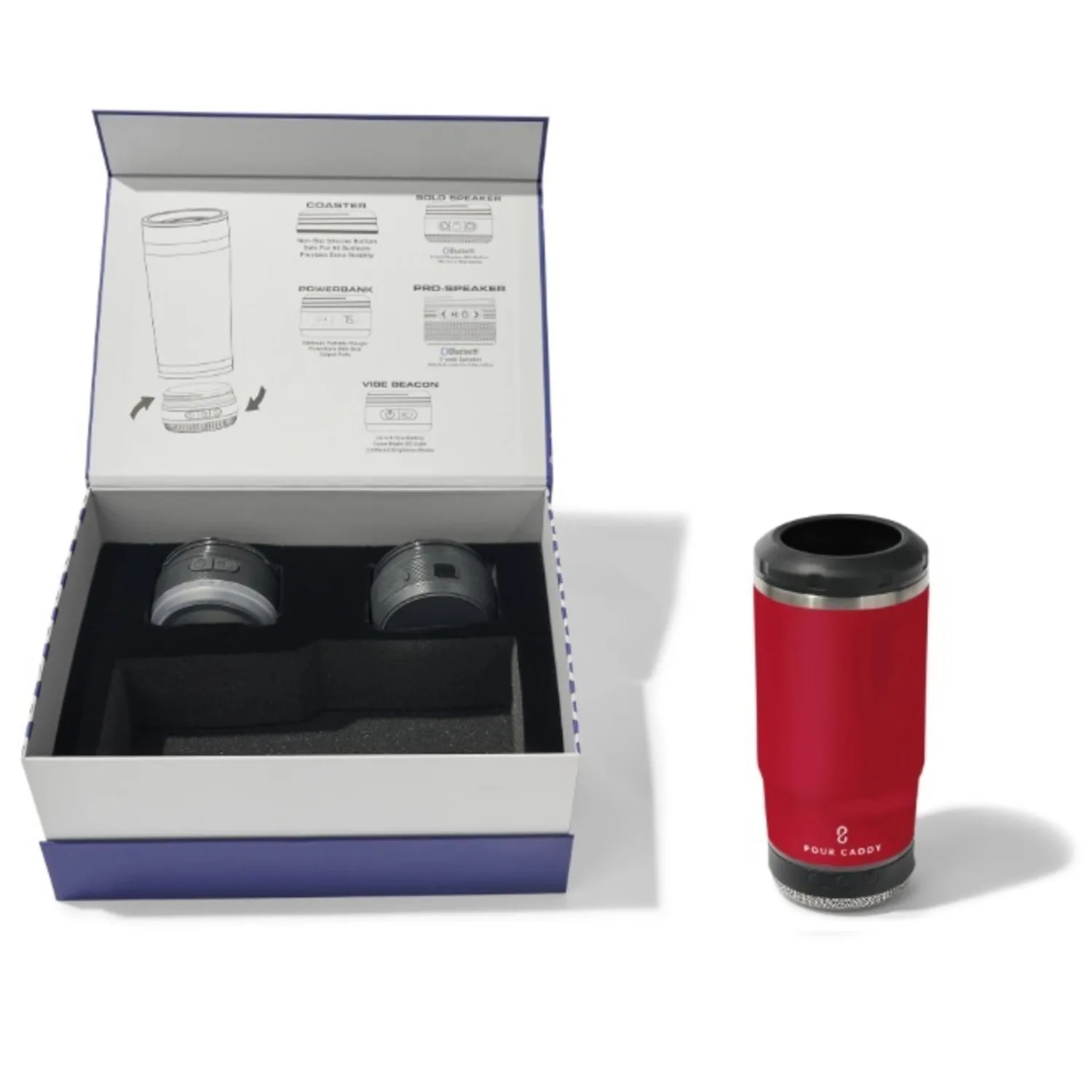 Pour Caddy® Vibe Chill & Brew 14 Oz. Tumbler Gift Set view 5