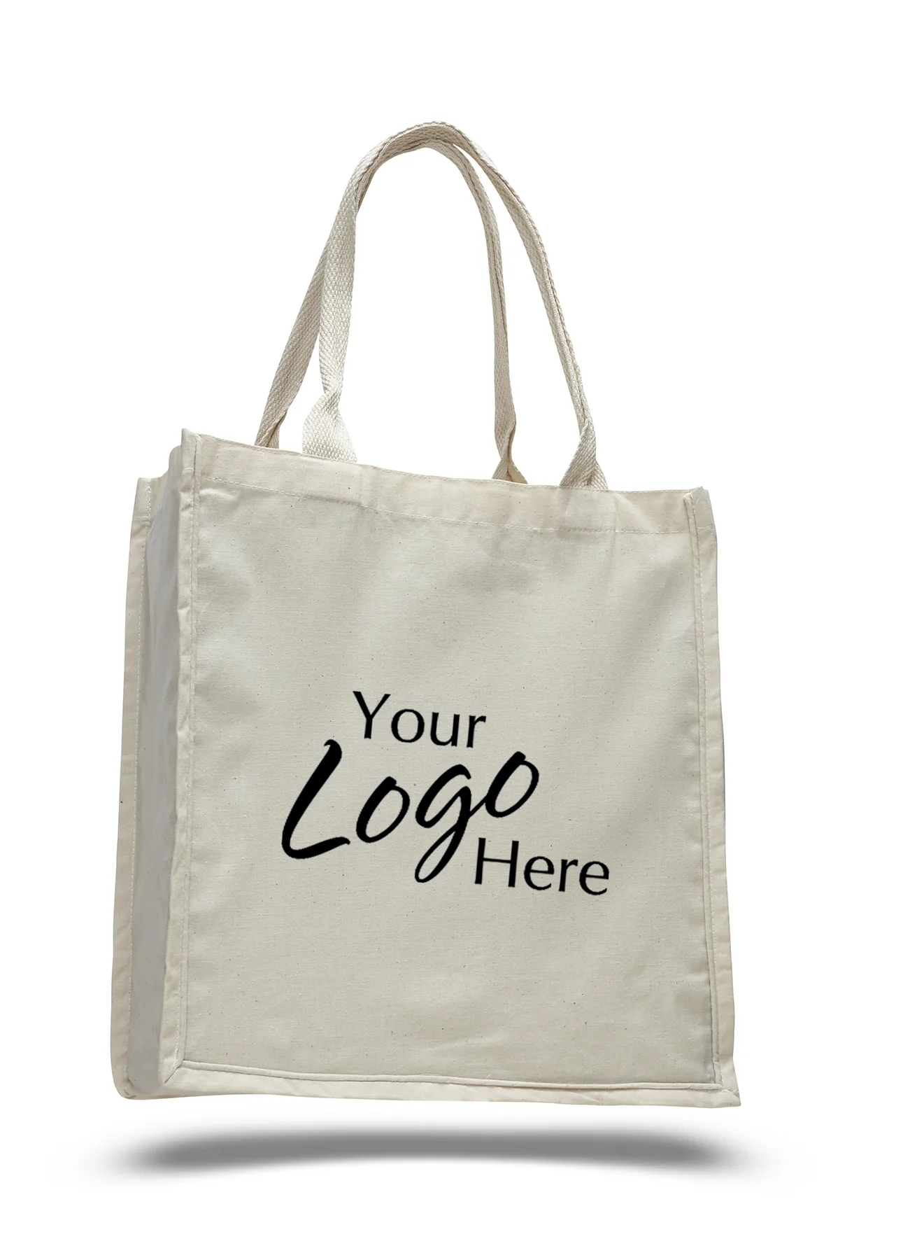 Fancy Shopper Bag w/6" Gusset (15"x16"x6") view 2