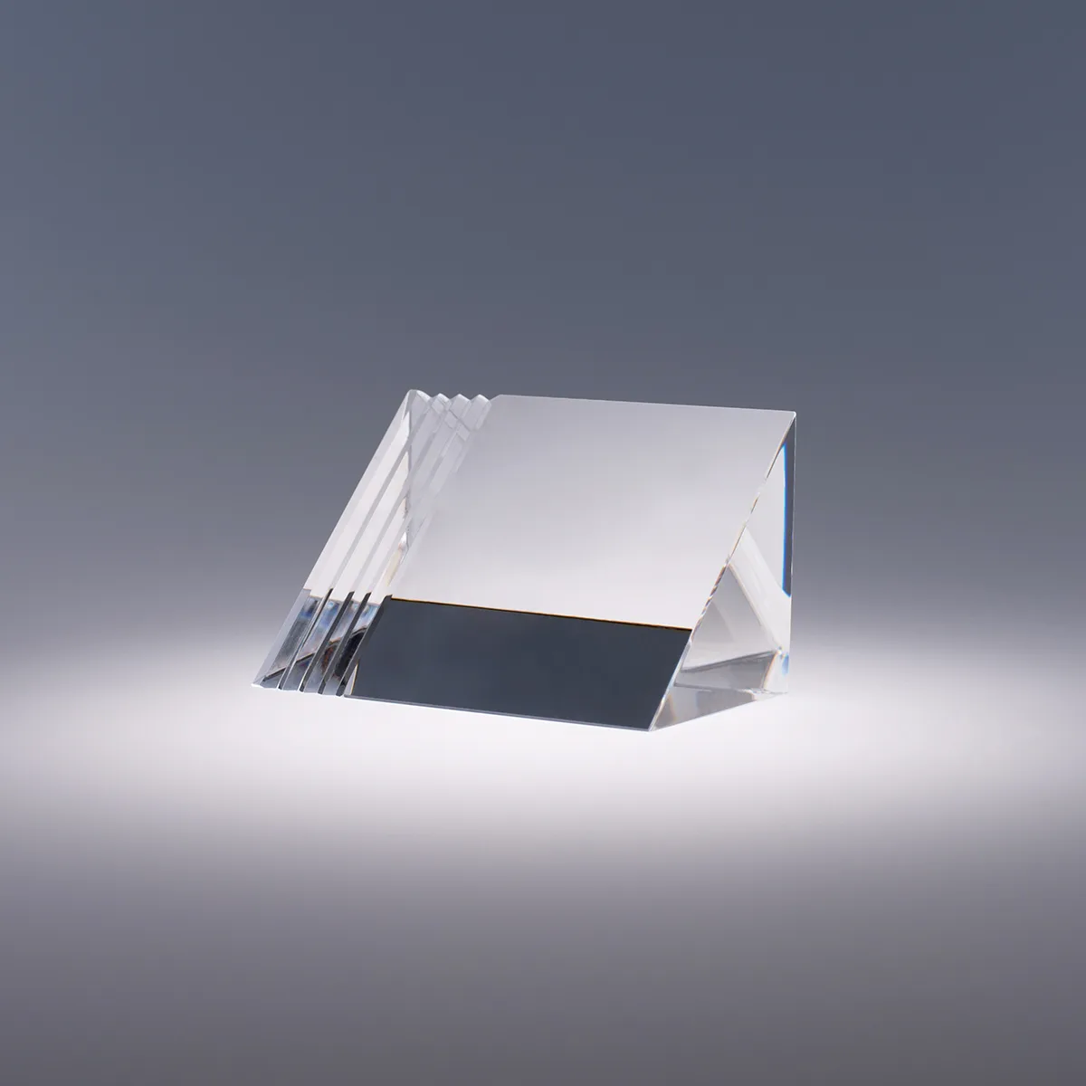 1412 Triad Paperweight BLANK - angle 2