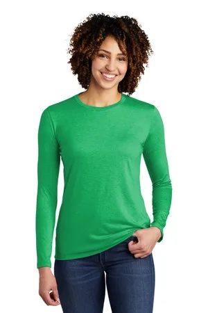 Allmade ® Women's Tri-Blend Long Sleeve Tee view 3