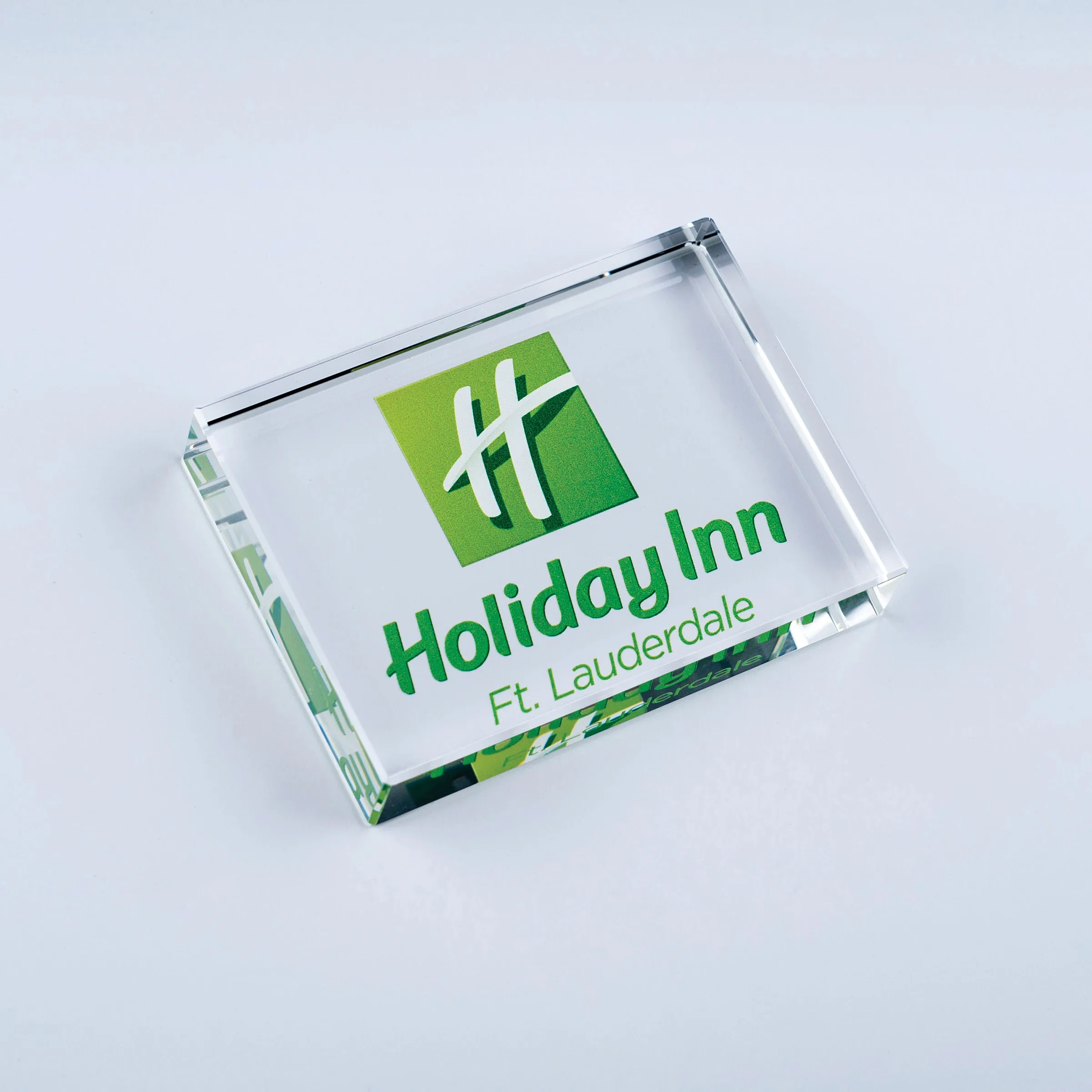 1034-Rectangle Paperweight JColor