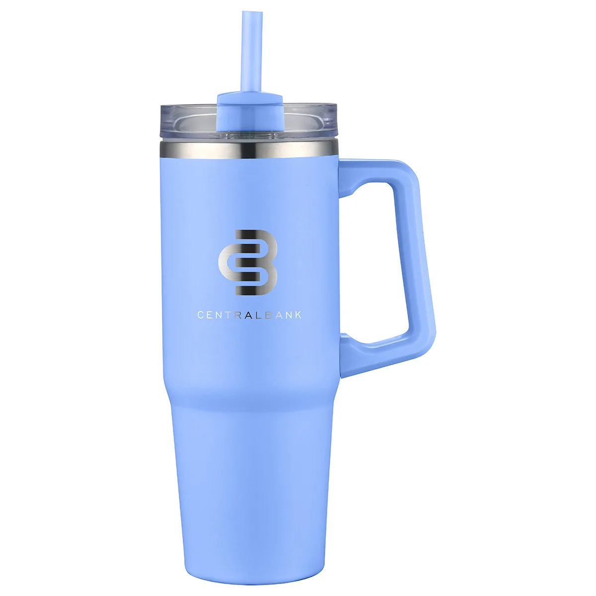 Milo 30 oz Vacuum Insulated Stainless Steel Mug with Straw view 3