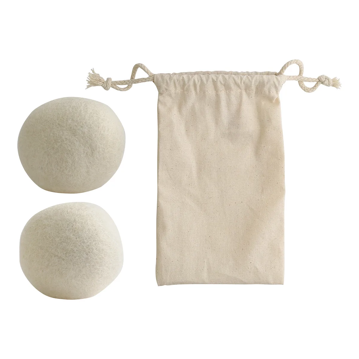 Toss 'N Dry 2-Piece Reusable Dryer Balls in Cotton Pouch view 2