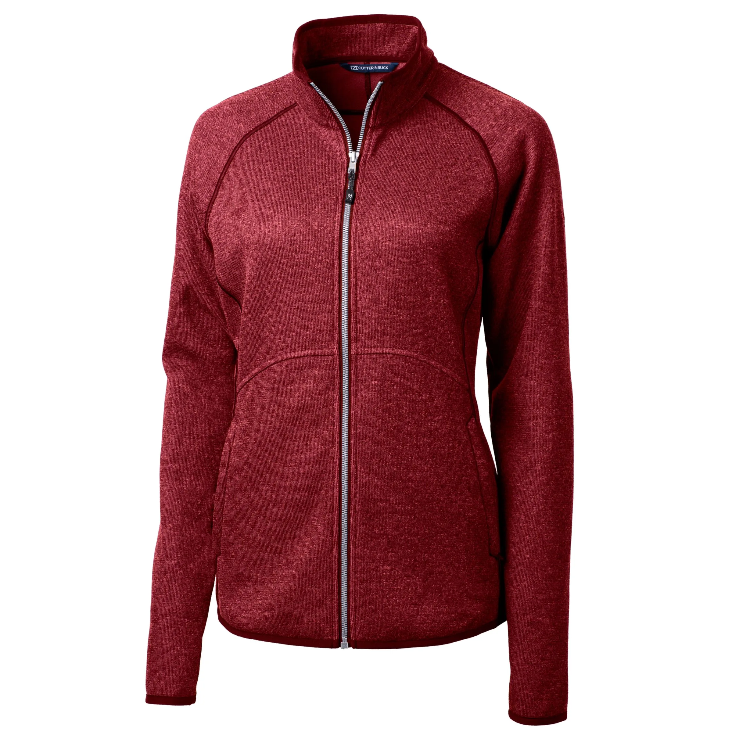 Cutter & Buck Mainsail Sweater-Knit Womens Full Zip Jacket view 2