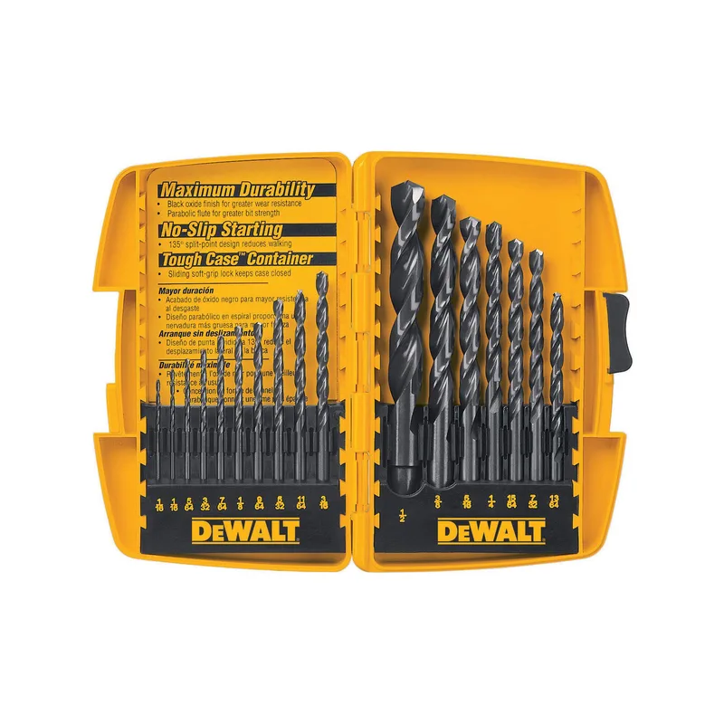 DeWalt 17Pc Black Oxide Drill Bit Set