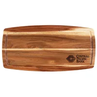 14" TB Home® Acacia Wood Serving & Cutting Board w/Juice Groove — Laser Engraved up to 2 Square Inches (1 side/1 location)
