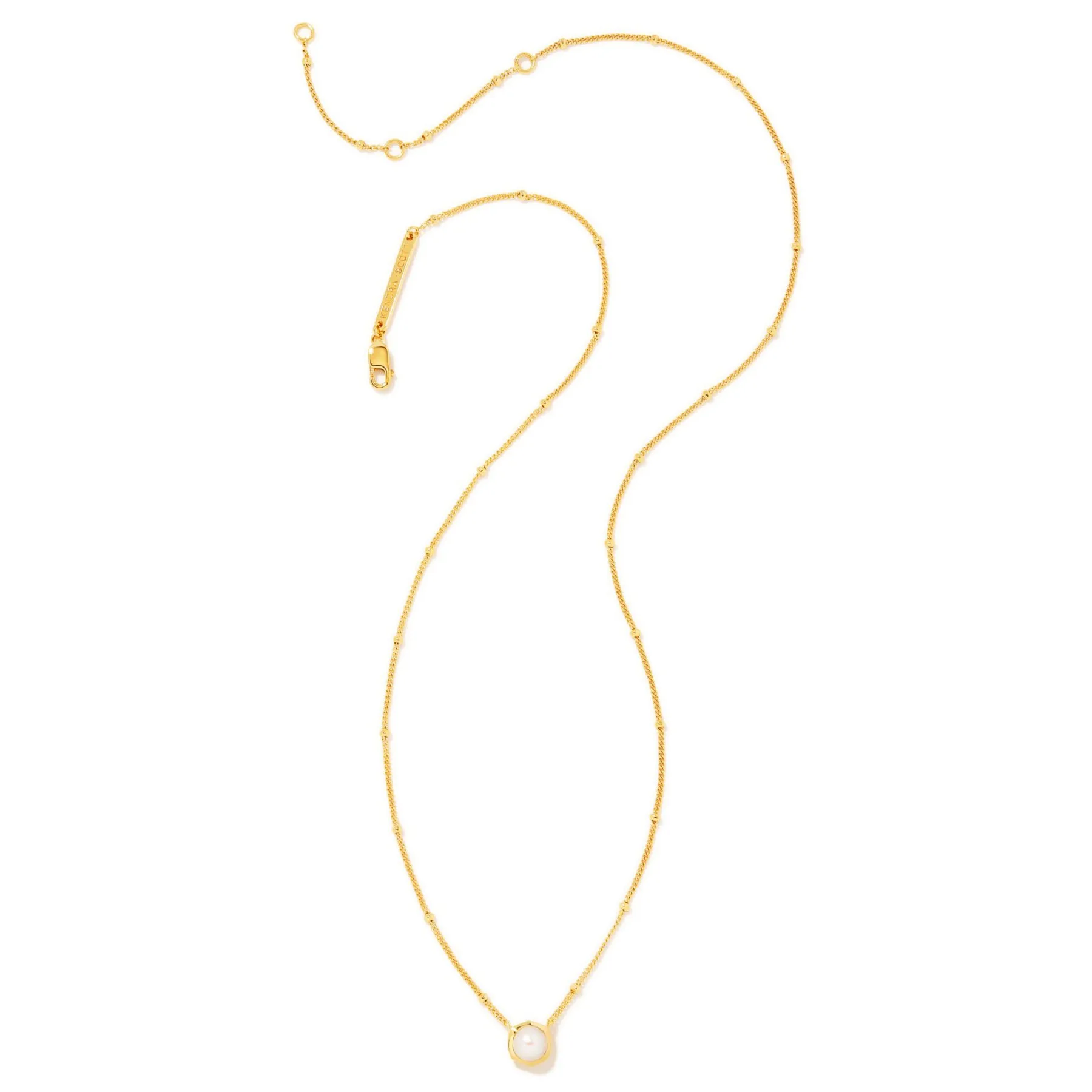 Kendra Scott Davie Pearl 18K Gold Vermeil Pendant Necklace in Freshwater Cultured Pearl