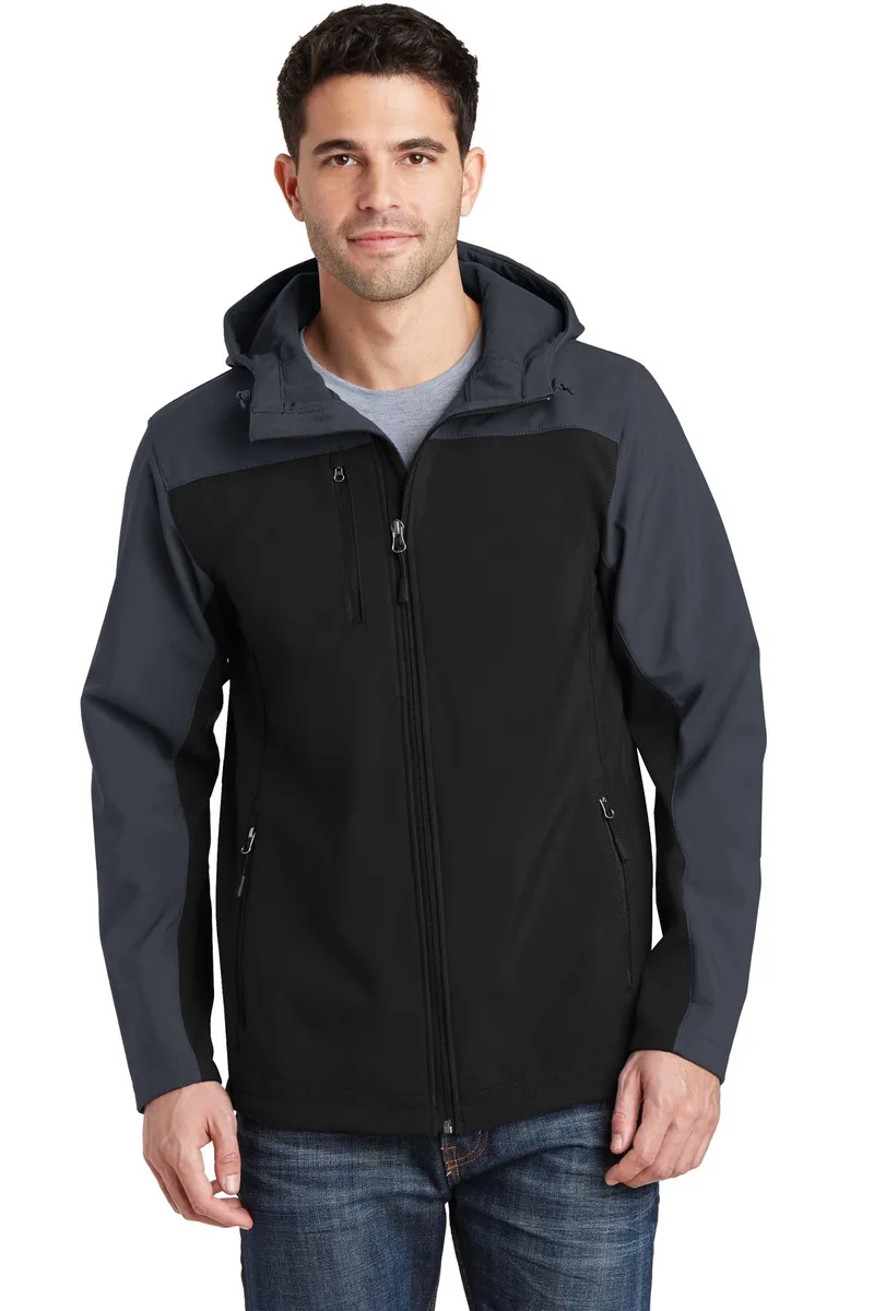 Port Authority® Hooded Core Soft Shell Jacket. view 4
