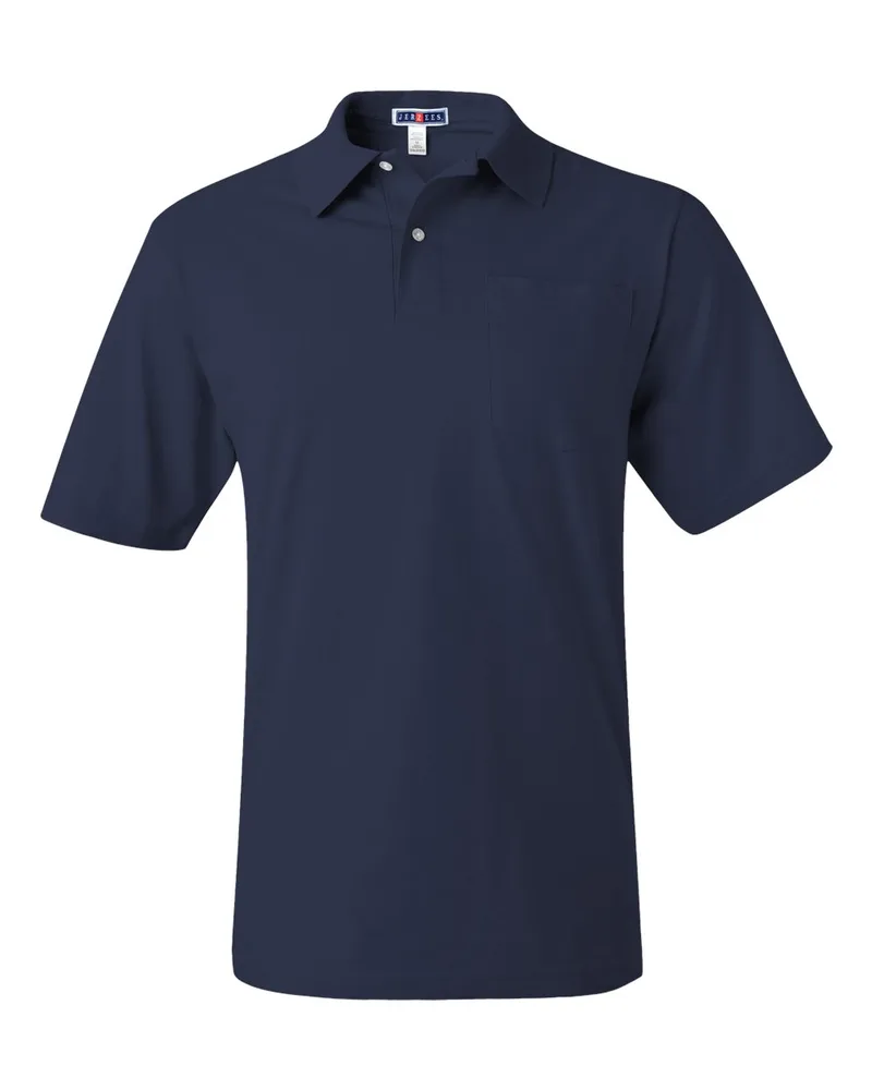 Jerzees® SpotShield™ 50/50 Polo w/Pocket view 4