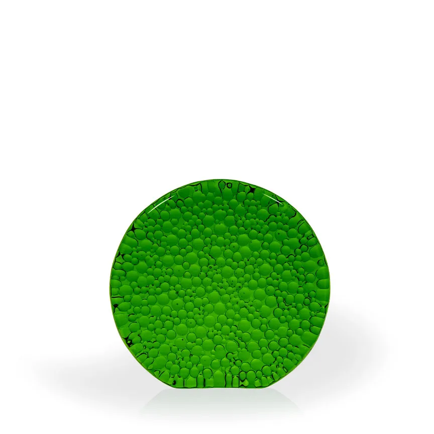 Oz Raindrop Emerald Recycled Glass Award, 5.25" view 2