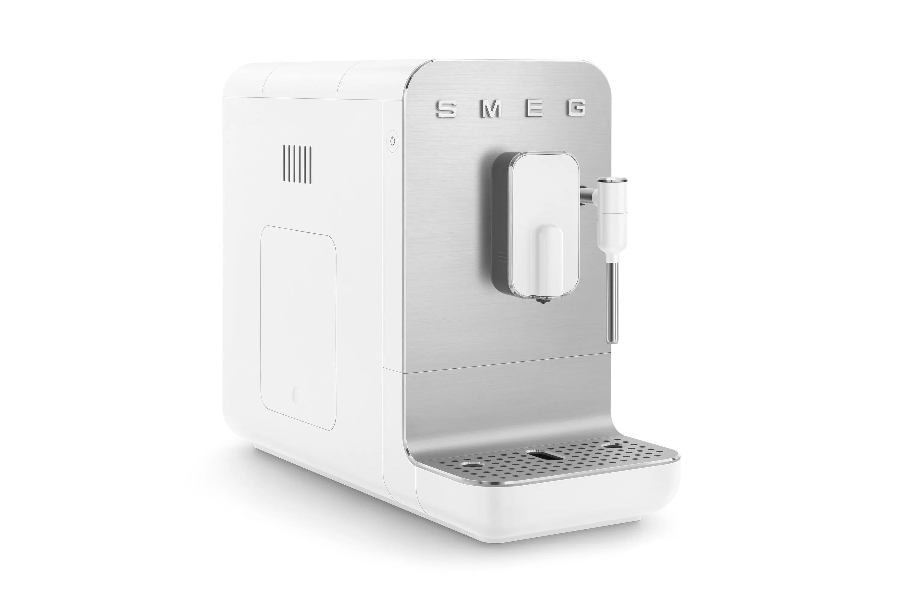 Smeg 50's Retro-Style Fully Automatic Coffee Machine W/ Steamer White