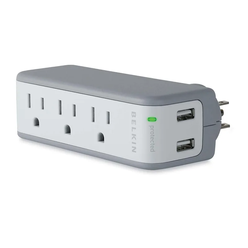 Belkin 5-Outlets Mini Surge Suppressors with USB Charger