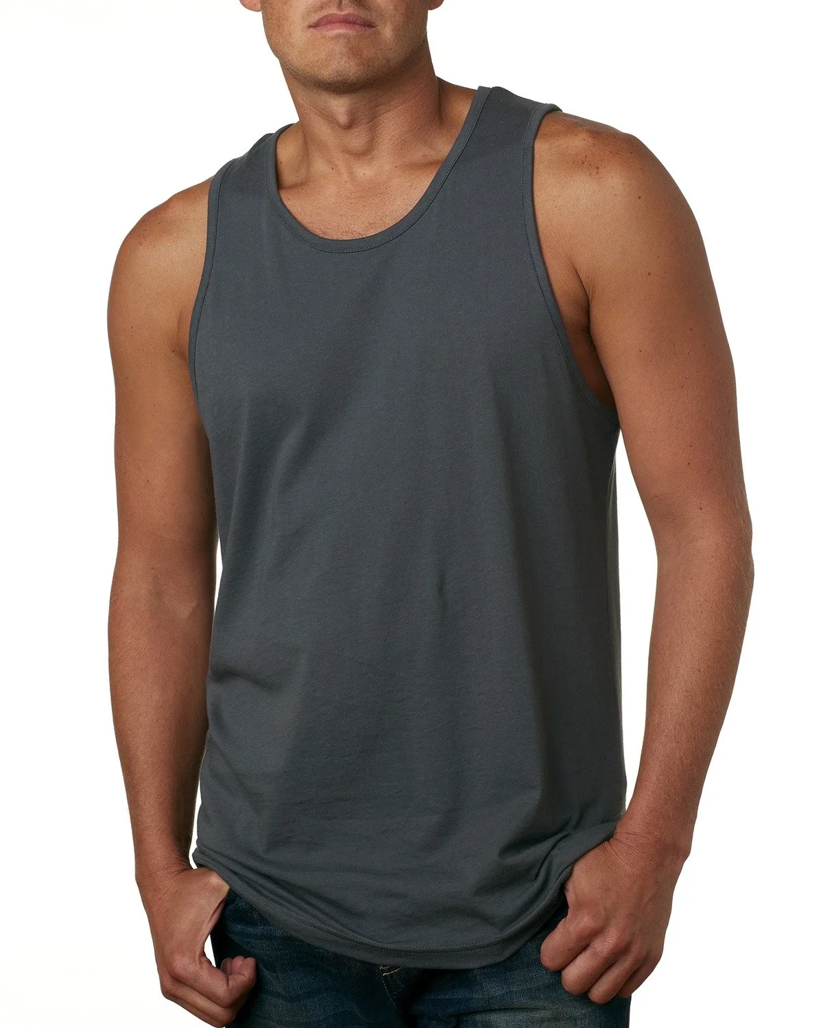 NEXT LEVEL APPAREL Men's Cotton Tank view 4