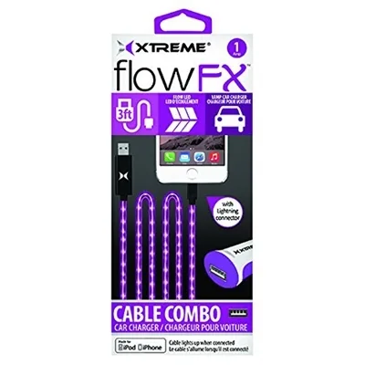 Flowing Lighting Connector w/ 1 Amp Car Charger