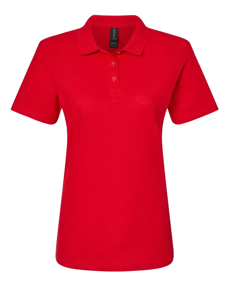 Gildan® Women's Softstyle® Pique Polo view 4