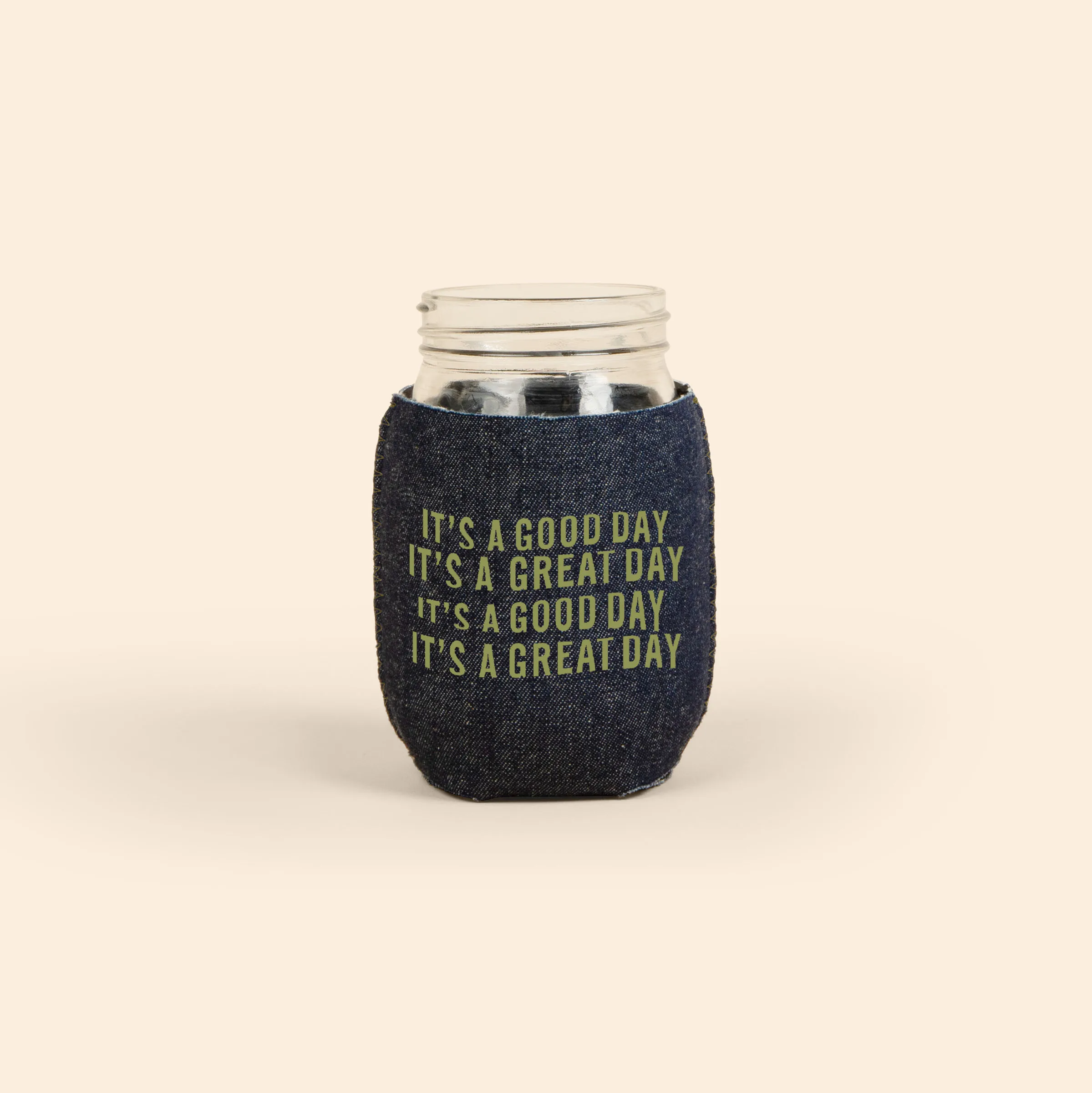 Jar Kaddy Denim Insulator