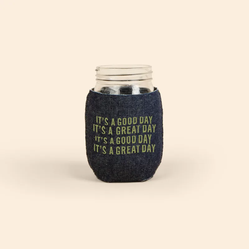 Jar Kaddy Denim Insulator