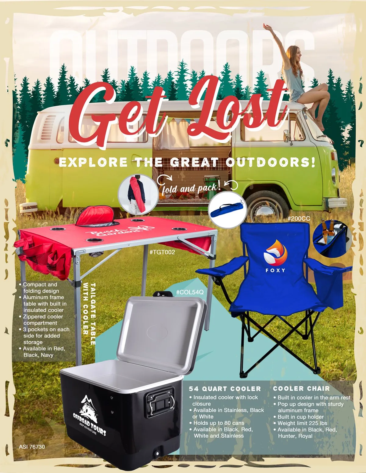 Tailgate Table with Cooler view 3