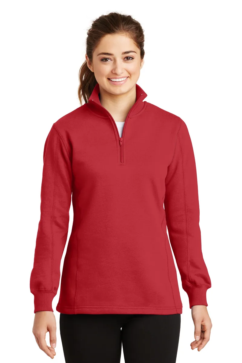 Sport-Tek® Women's 1/4-Zip Sweatshirt. view 2