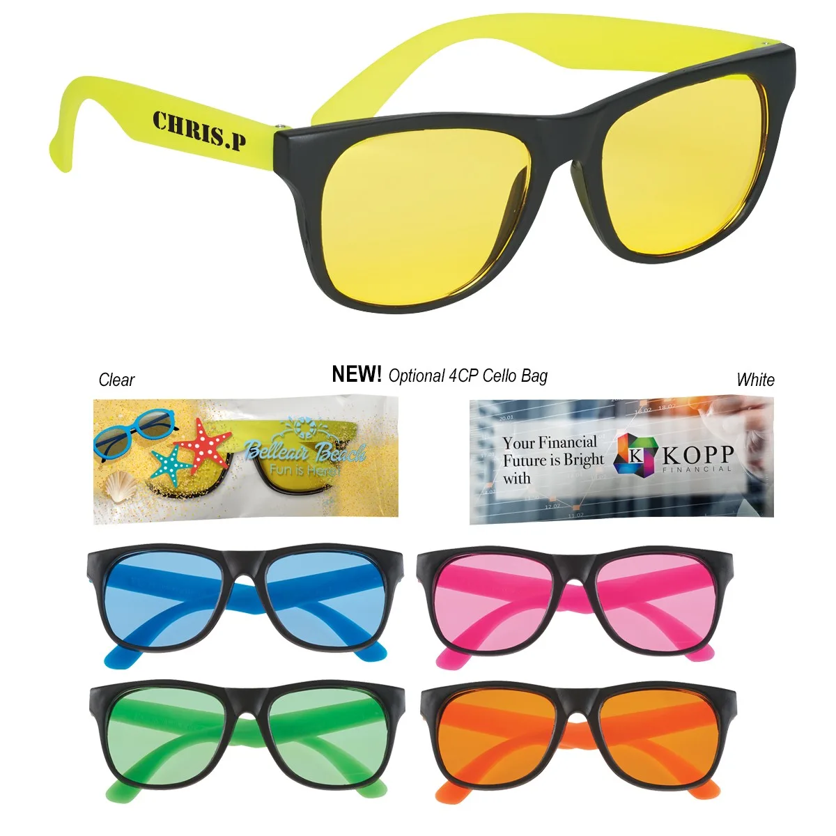 Tinted Lenses Rubberized Sunglasses view 2