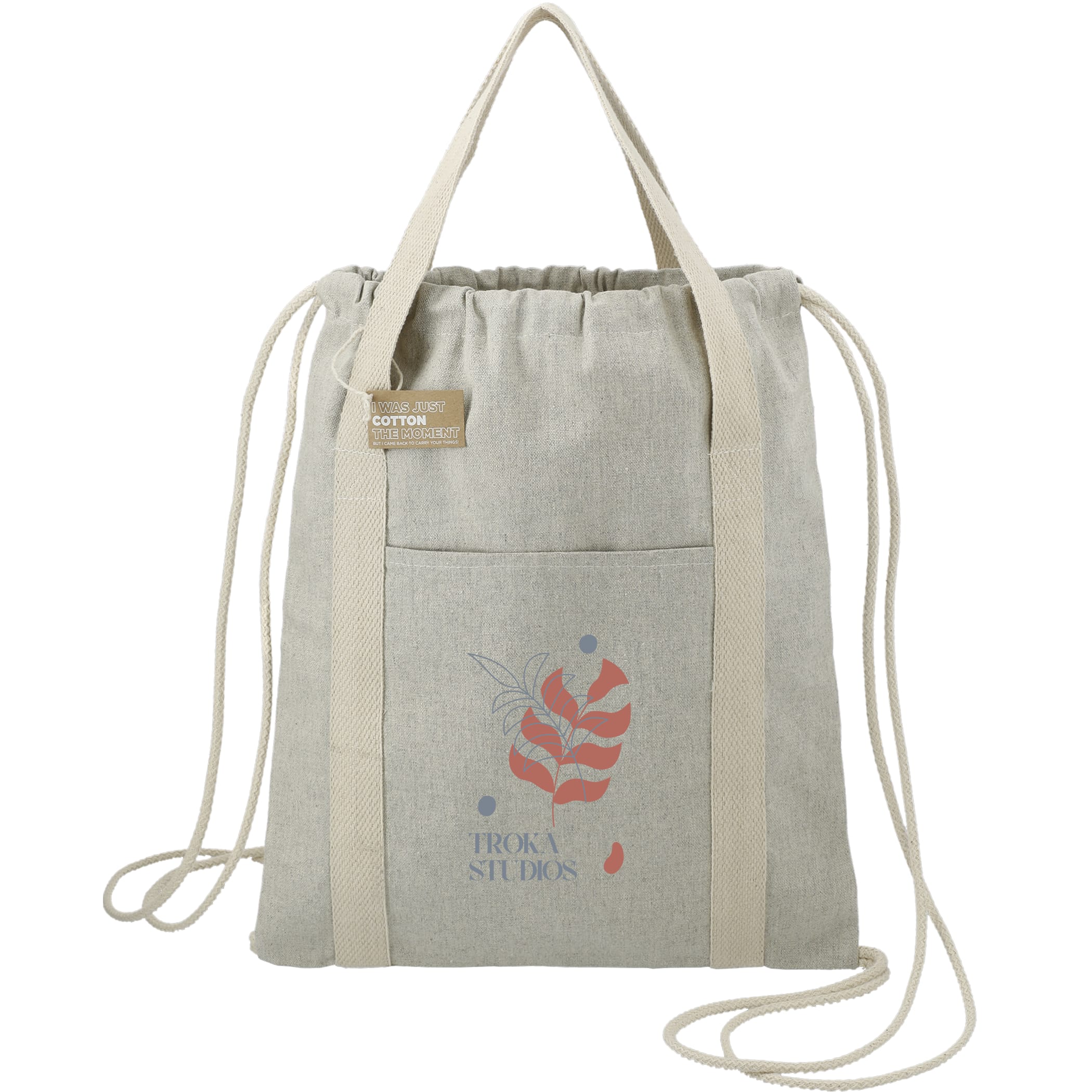 Repose 5oz Recycled Cotton Drawstring Bag
