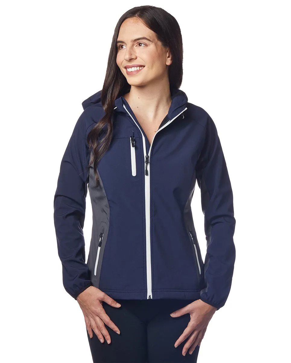 Ladies' Mckinley Hooded Soft Shell Jacket