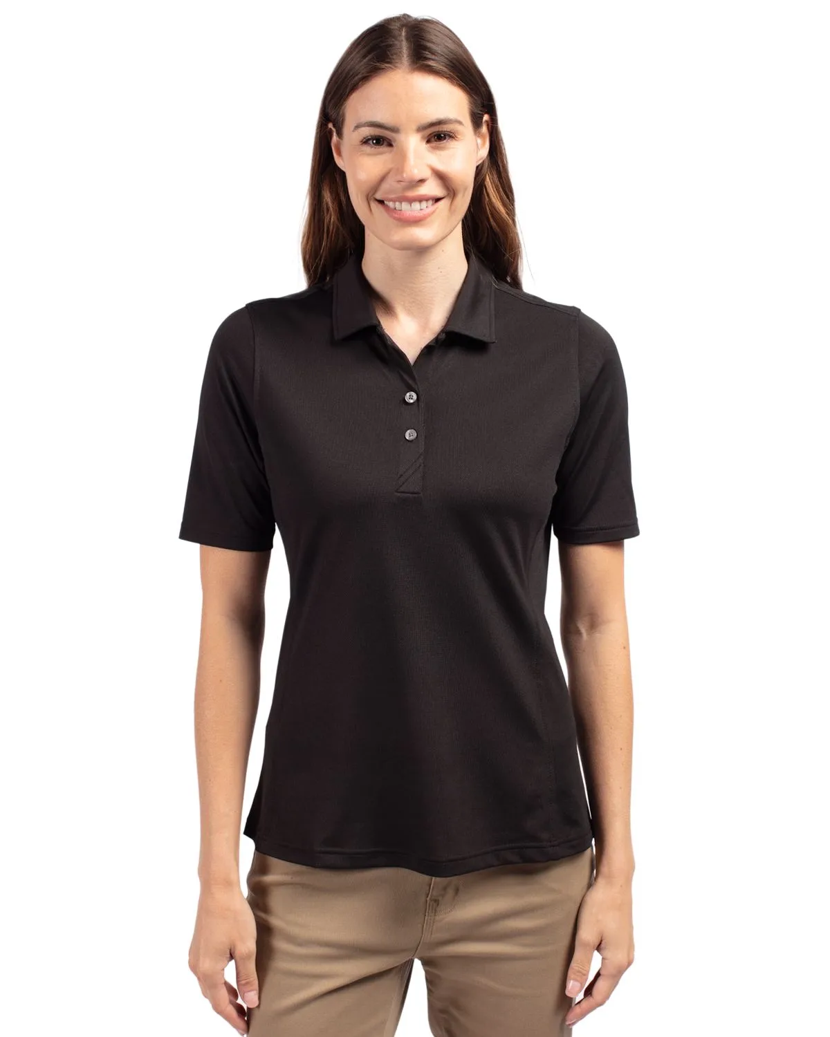 Cutter & Buck Virtue Eco Pique Recycled Womens Polo