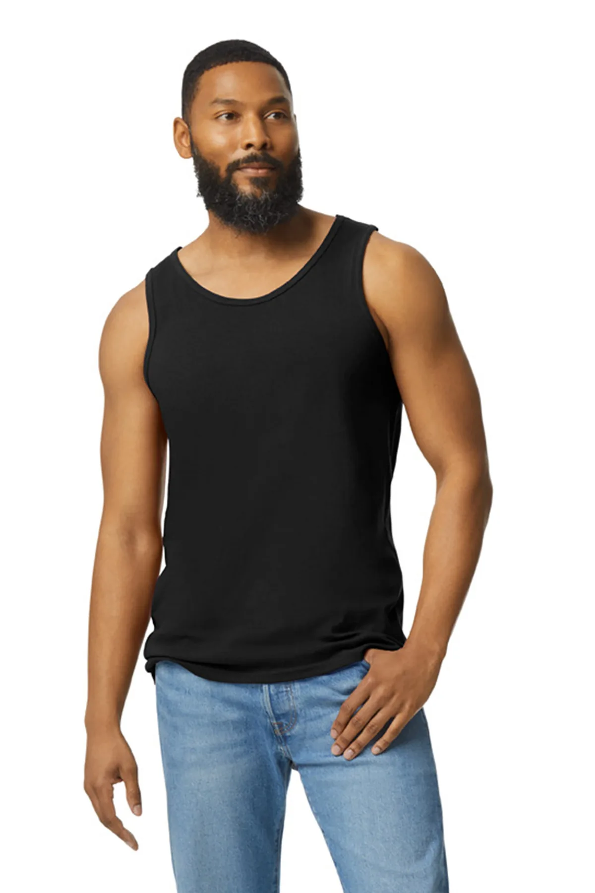 Gildan® Heavy Cotton™ Tank Top — White