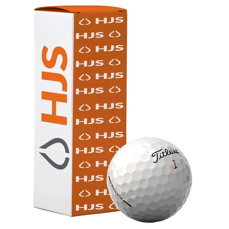 Titleist Pro V1X Golf Ball in Custom Three Ball Sleeve