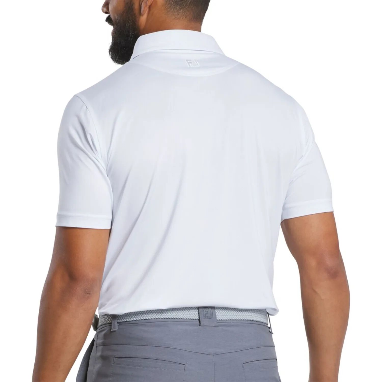 FootJoy® Easy Care Dot Lisle Performance Golf Polo view 2
