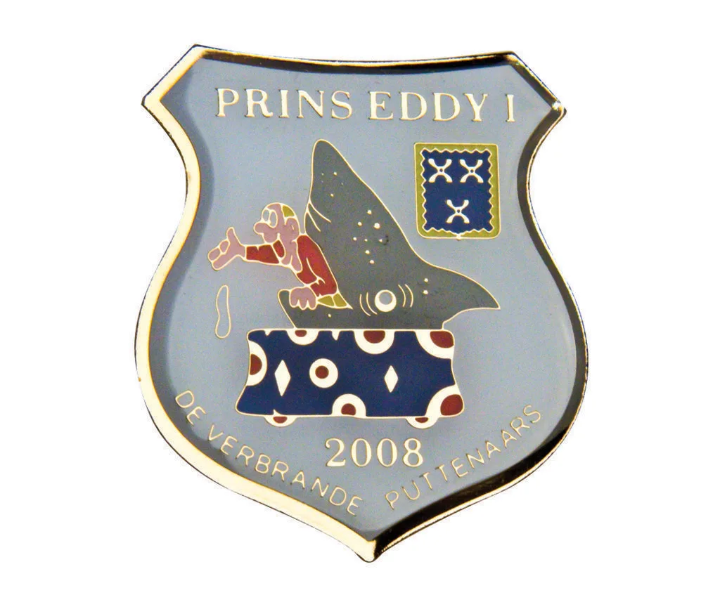 1 1/2" Brass Photo Etched Lapel Pins w/Soft Enamel