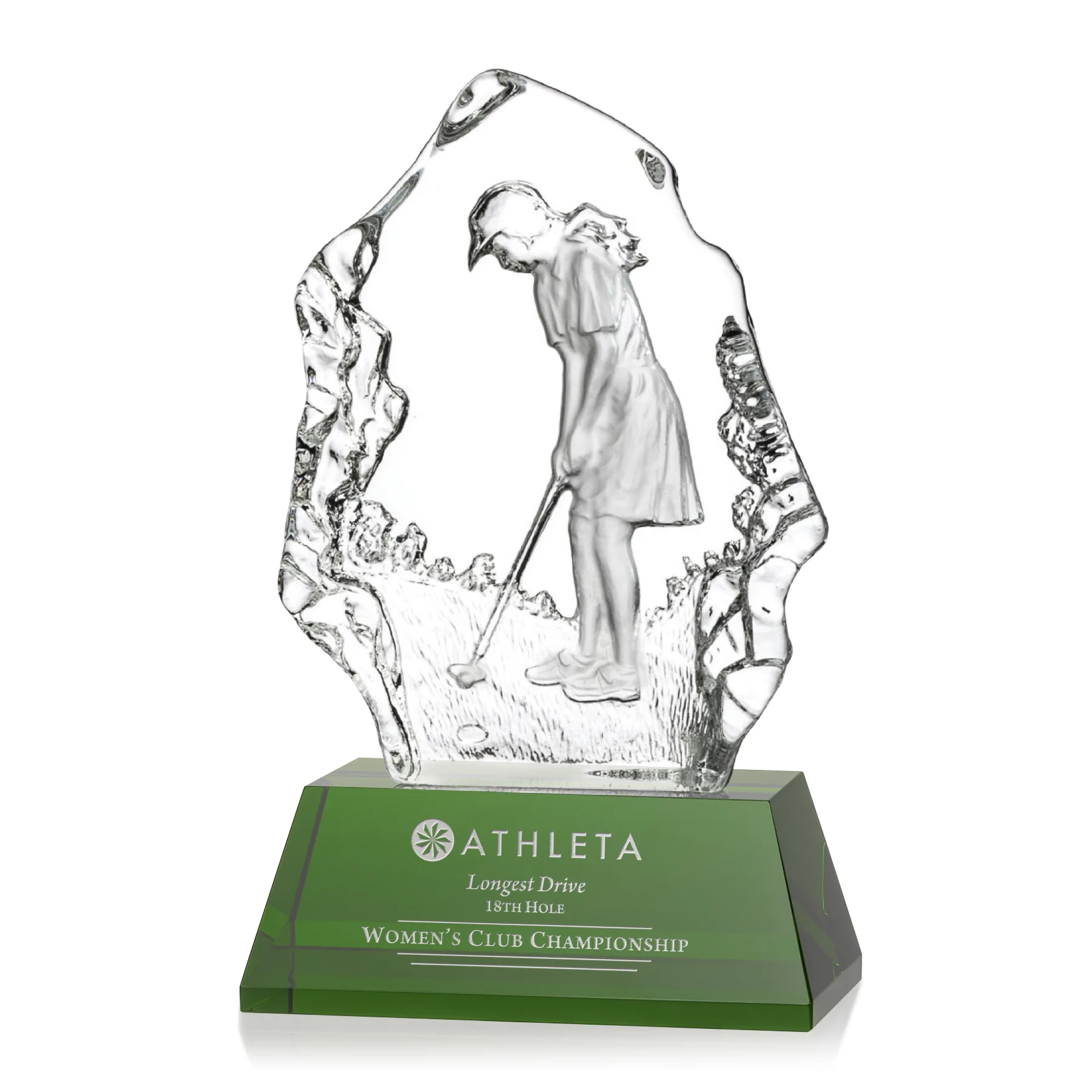 Female Golfer, Green