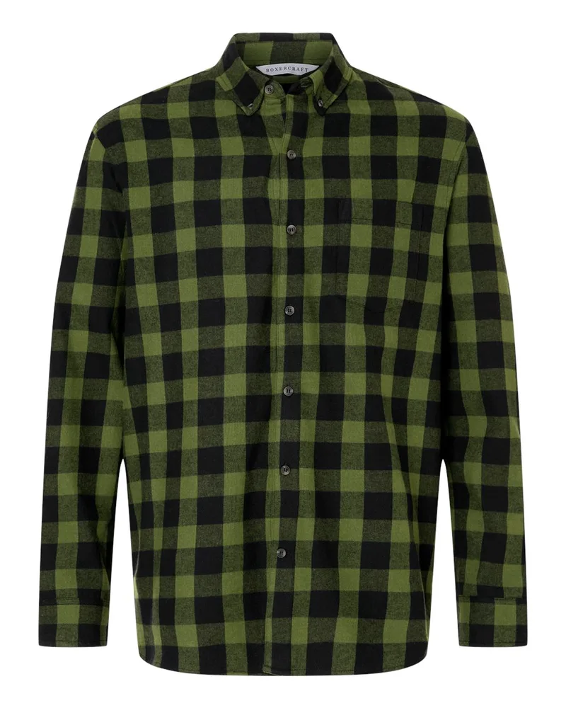BOXERCRAFT Men's Flannel Long Sleeve Button Down Shirt
