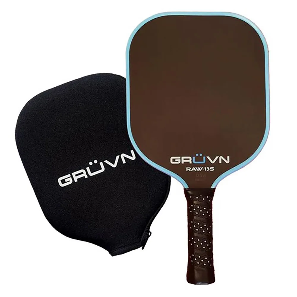 GRUVN Raw-13S Pickleball Paddle Size 15.7'' - Black/Blue