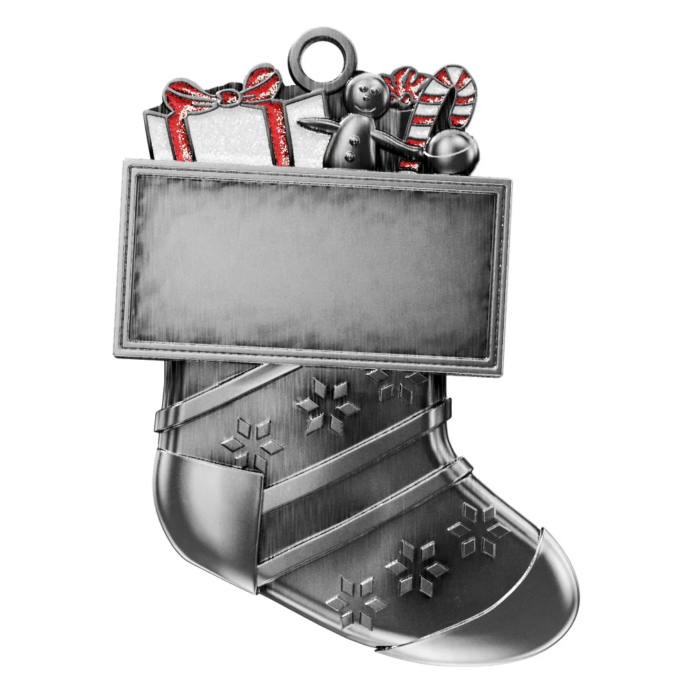 Vibraprint® Stocking Holiday Ornament (2-1/2") view 2