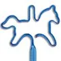 Carousel Horse Inkbend Standard, Bent Pen