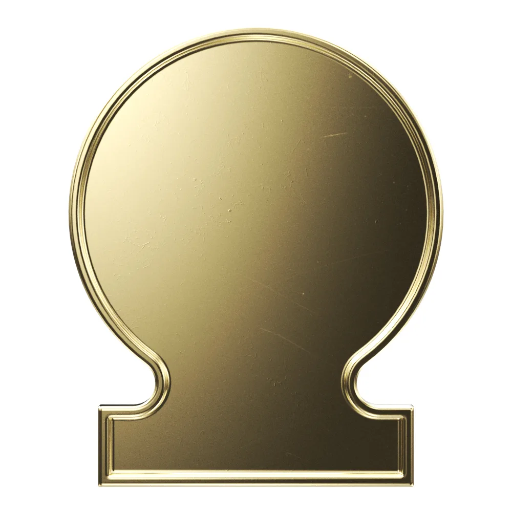 Express Balloon Shaped Lapel Pin w/ Standard Magnet Back (1" x 1-1/4") view 2
